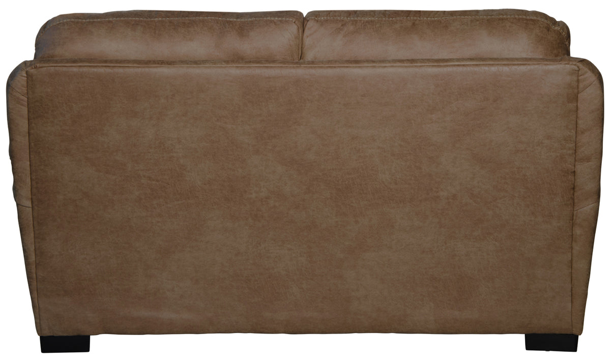 Jackson Furniture - Grant Bonded Leather Loveseat in Silt - 4453-02-SILT
