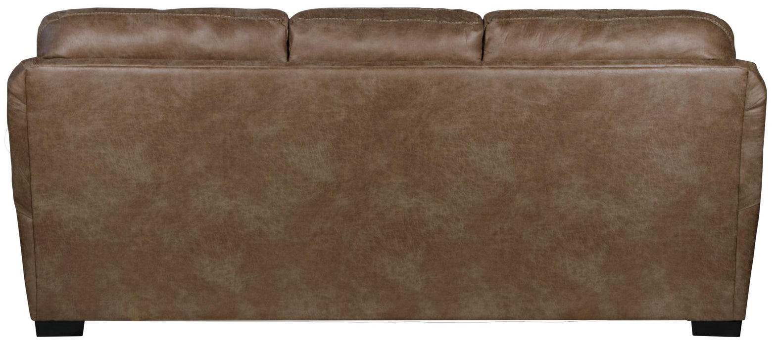 Jackson Furniture - Grant Bonded Leather Sofa in Silt - 4453-03-SILT - GreatFurnitureDeal