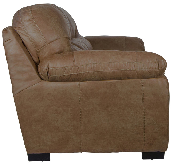 Jackson Furniture - Grant Bonded Leather Sofa in Silt - 4453-03-SILT - GreatFurnitureDeal