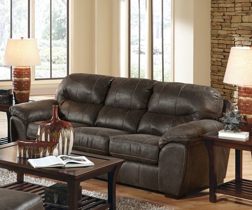 Jackson Furniture - Grant Bonded Leather Sofa in Steel - 4453-03-STEEL