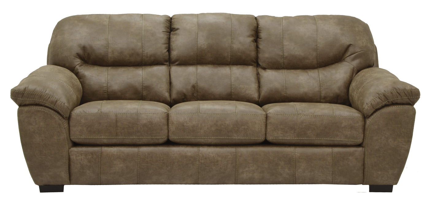 Jackson Furniture - Grant Bonded Leather Sofa in Silt - 4453-03-SILT