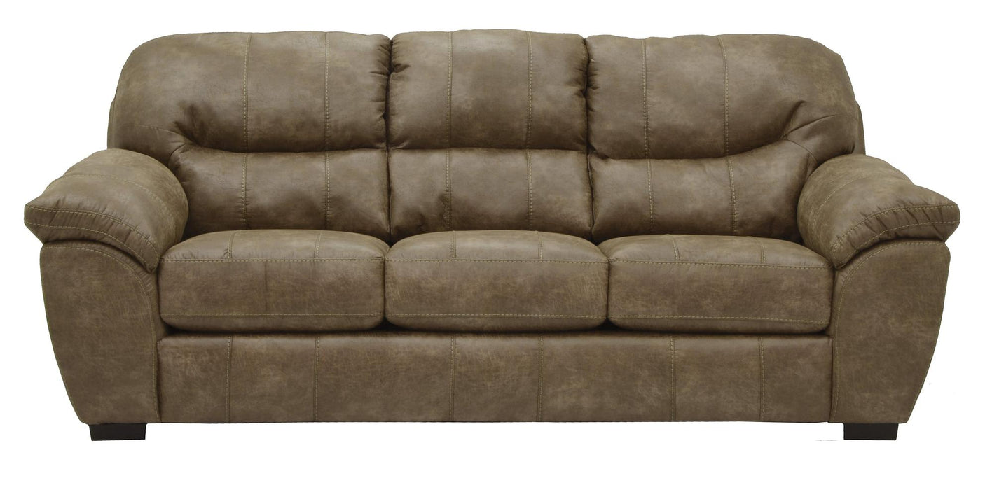 Jackson Furniture - Grant Bonded Leather Sofa in Silt - 4453-03-SILT - GreatFurnitureDeal