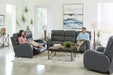 Catnapper - Angelo 2 Piece Power Reclining Sofa Set in Gunmetal - 64461-462-GUNMETAL - GreatFurnitureDeal