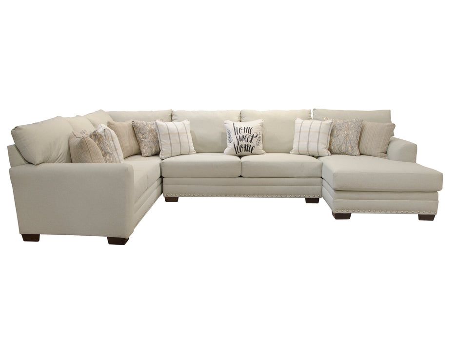 Jackson Furniture - Middleton 4 Piece Modular Sectional in Cement - 4478-46-59-30-76-CEMENT - GreatFurnitureDeal