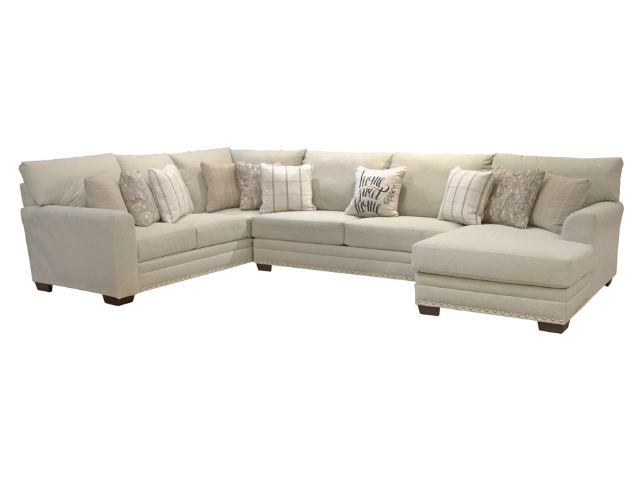 Jackson Furniture - Middleton 4 Piece Modular Sectional in Cement - 4478-46-59-30-76-CEMENT - GreatFurnitureDeal