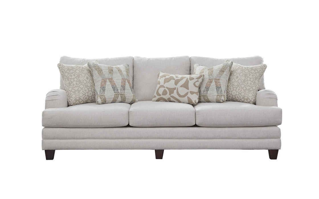 Southern Home Furnishings - Blair Sofa in Cream - 4480-KP Blair Cream - GreatFurnitureDeal