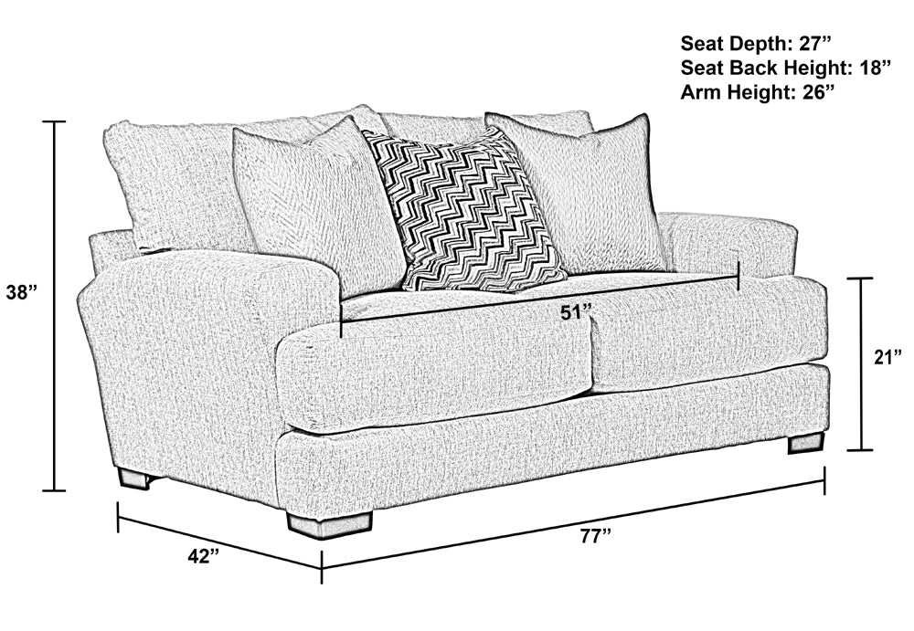 Jackson Furniture - Ava 2 Piece Sofa Set with Usb Port in Cashew-Lava - 4498-13-26-CASHEW