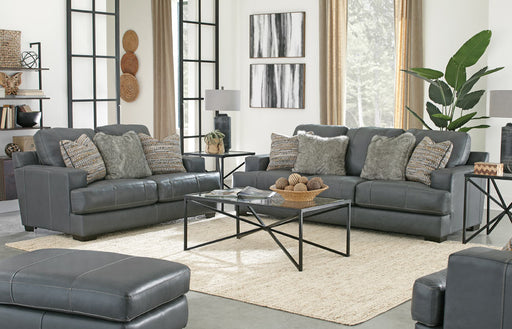Jackson Furniture - Marco 3 Piece Living Room Set in Gunmetal - 4507-03-02-01-GUNMETAL - GreatFurnitureDeal