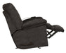 Catnapper - Manfred Rocker Recliner w/Heat & Massage in Ebony - 4513-2-EBONY - GreatFurnitureDeal