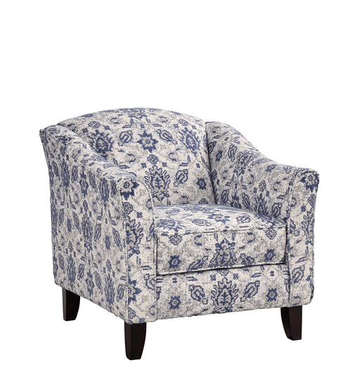 Southern Home Furnishings - Limbu  Accent Chair in Indigo - 452 Limbu Indigo - GreatFurnitureDeal