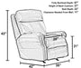 Catnapper - Vito Power Headrest Power Rocker Recliner in Cocoa - 64540-2-COCOA - GreatFurnitureDeal
