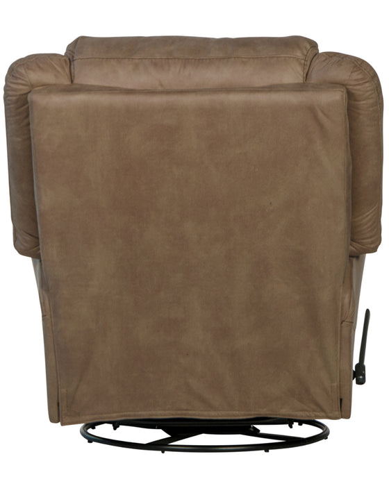 Catnapper - Cole Chaise Swivel Glider Recliner in Camel - 4566-5-CAMEL - GreatFurnitureDeal