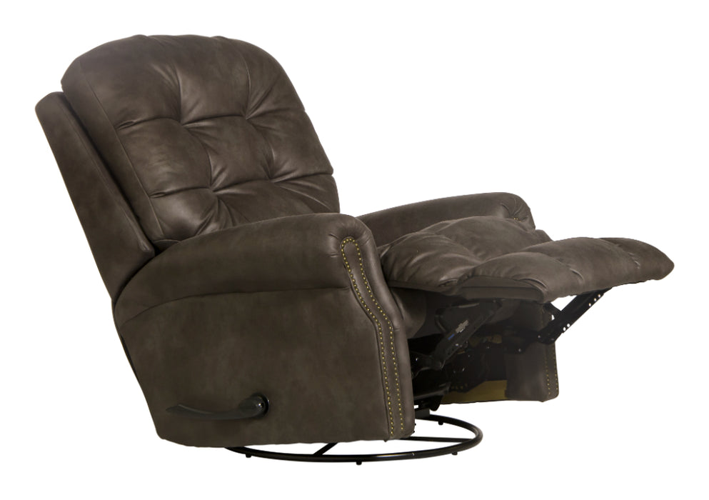 Catnapper - Simpson Swivel Glider Recliner in Steel - 4569-5-STEEL - GreatFurnitureDeal