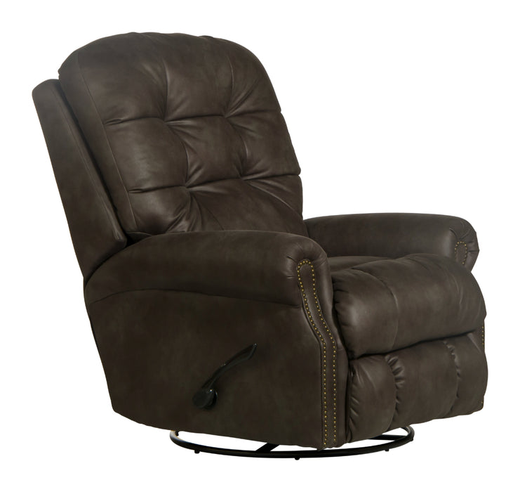 Catnapper - Simpson Swivel Glider Recliner in Steel - 4569-5-STEEL - GreatFurnitureDeal