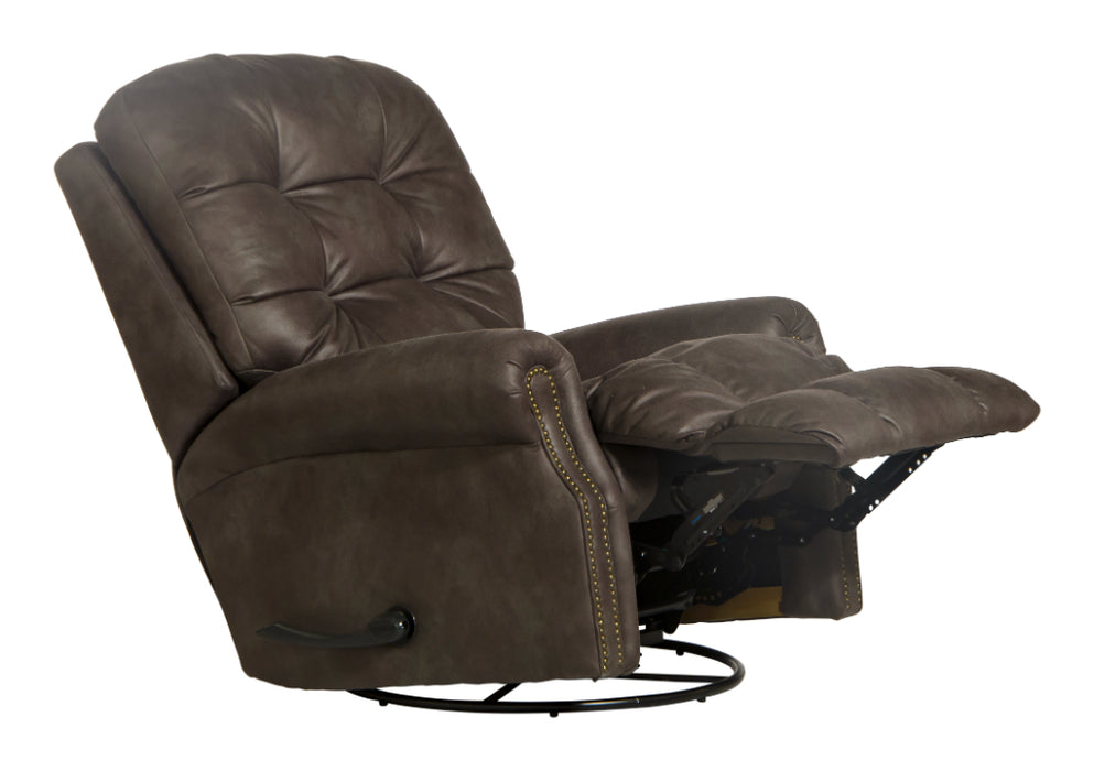 Catnapper - Simpson Swivel Glider Recliner in Steel - 4569-5-STEEL - GreatFurnitureDeal