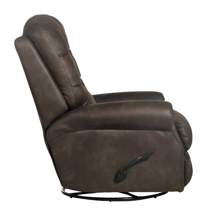 Catnapper - Simpson Swivel Glider Recliner in Steel - 4569-5-STEEL