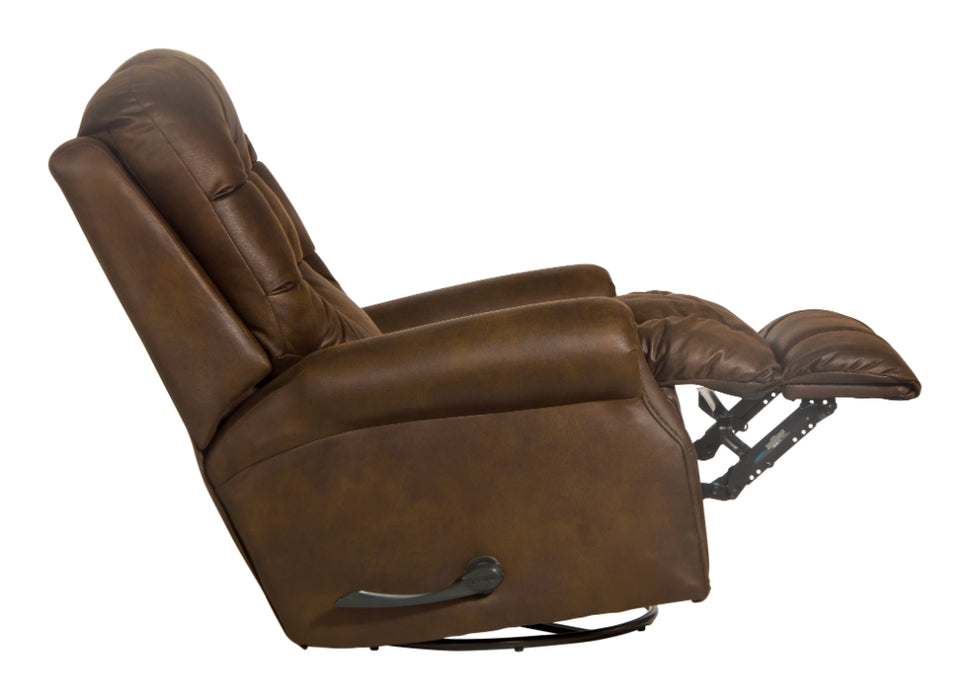 Catnapper - Simpson Swivel Glider Recliner in Walnut - 4569-5-WAL - GreatFurnitureDeal