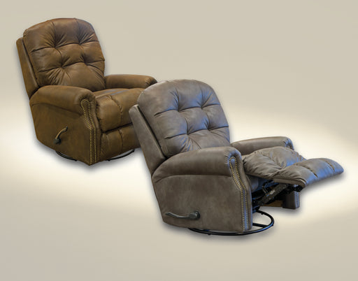 Catnapper - Simpson Swivel Glider Recliner in Walnut - 4569-5-WAL - GreatFurnitureDeal