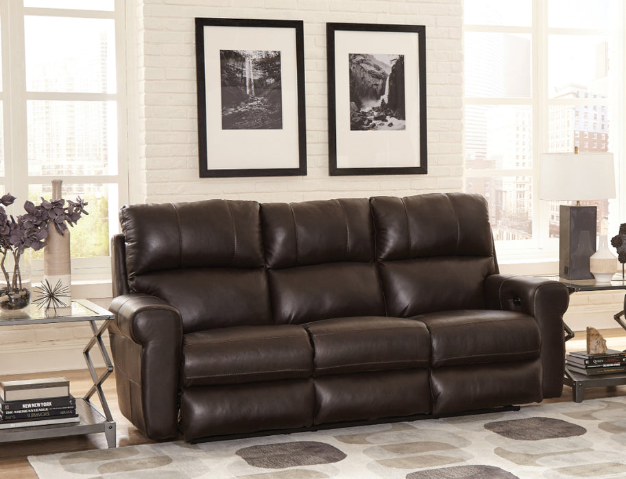 Catnapper - Torretta 3 Piece Power Lay Flat Reclining Living Room Set in Chocolate - 64571-72-70-CHOCOLATE - GreatFurnitureDeal