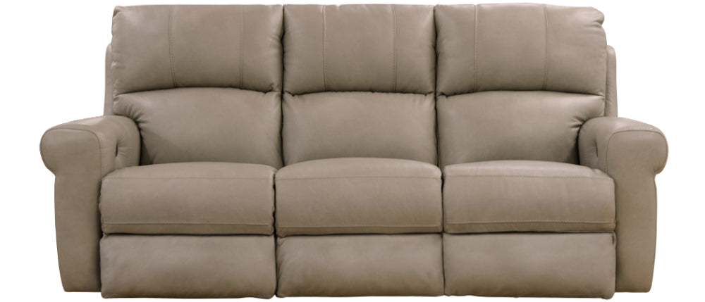 Catnapper - Torretta Power Lay Flat Reclining Sofa in Putty - 64571-PUTTY - GreatFurnitureDeal