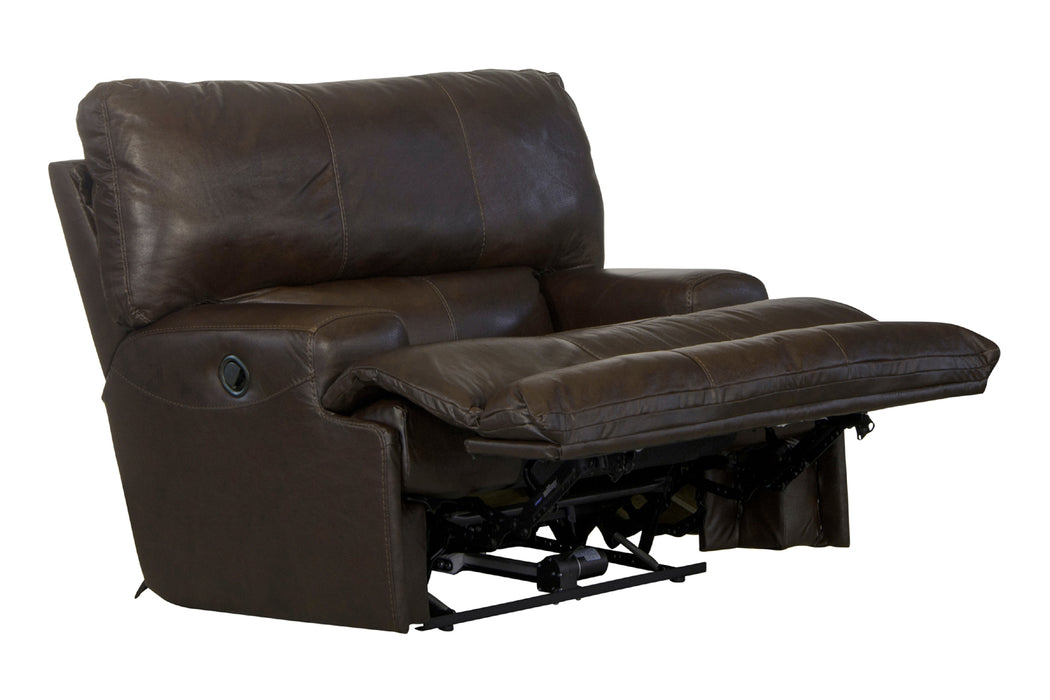 Catnapper - Wembley 3 Piece Lay Flat Reclining Living Room Set in Chocolate - 4581-CHO-3SET - GreatFurnitureDeal