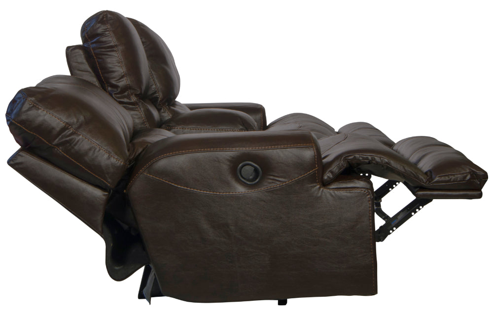 Catnapper - Wembley 3 Piece Power Lay Flat Reclining Living Room Set in Chocolate - 64581-CHO-P-3SET - GreatFurnitureDeal