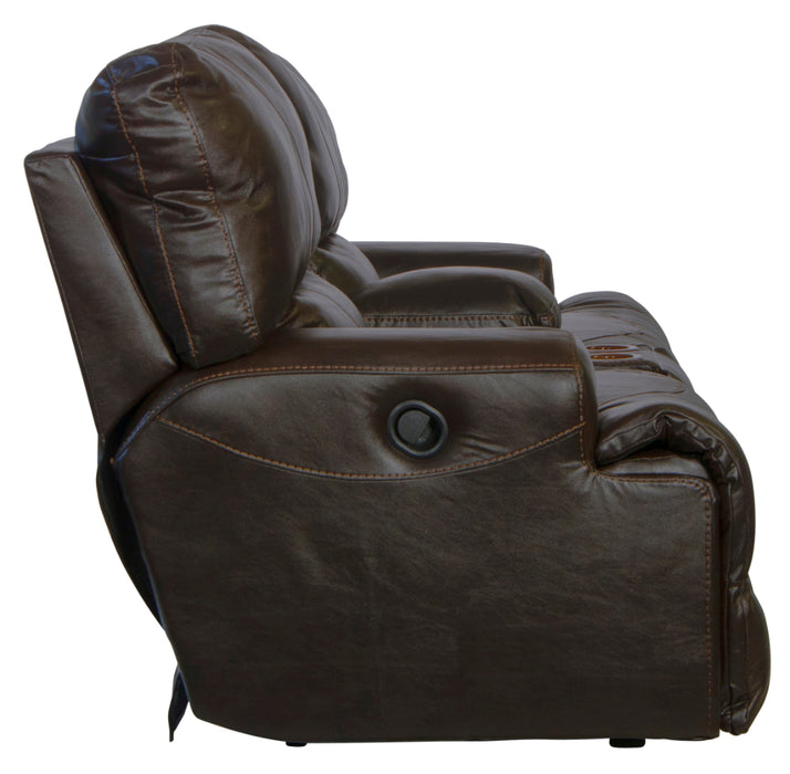 Catnapper - Wembley 3 Piece Power Reclining Living Room Set with Power Headrest & Power Lumbar in Chocolate - 764581-764589-764581-764589-764580-7-CHOCOLATE-CHOCOLATE-MTO
