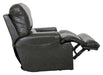 Catnapper - Wembley 3 Piece Power Lay Flat Reclining Living Room Set in Steel - 64581-STEEL-P-3SET - GreatFurnitureDeal