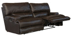 Catnapper - Wembley Power Headrest Power Lumbar Power Reclining Leather Sofa in Chocolate - 764581-CHOCOLATE-MTO - GreatFurnitureDeal