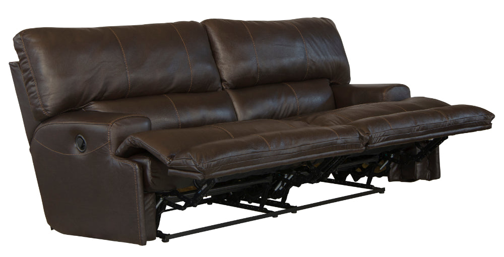 Catnapper - Wembley 3 Piece Lay Flat Reclining Living Room Set in Chocolate - 4581-CHO-3SET - GreatFurnitureDeal
