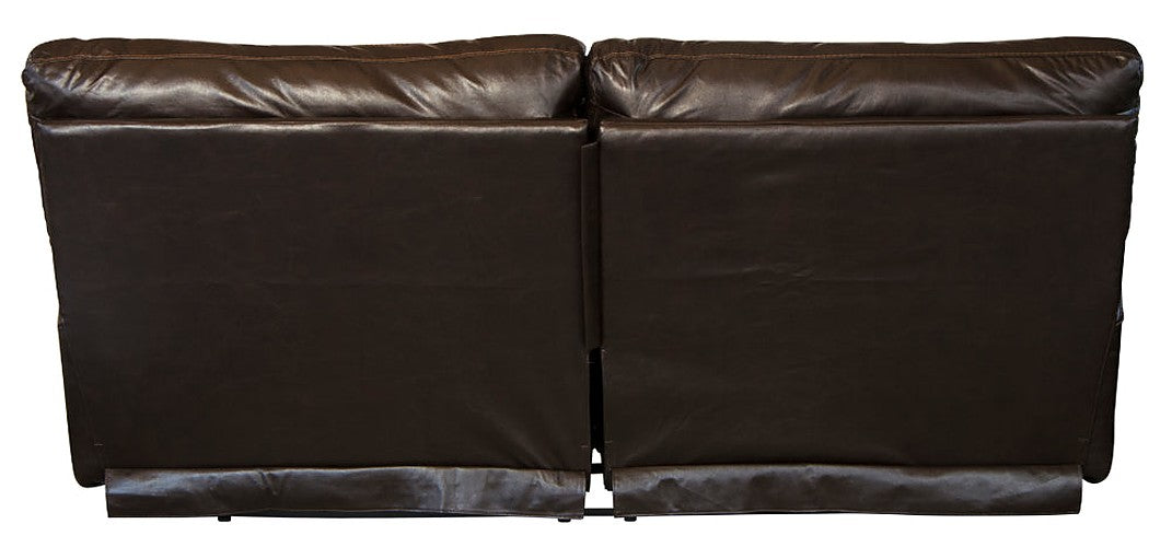 Catnapper - Wembley Power Headrest Power Lumbar Power Reclining Leather Sofa in Chocolate - 764581-CHOCOLATE-MTO - GreatFurnitureDeal