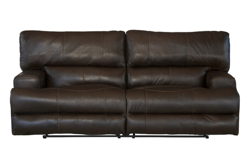Catnapper - Wembley Lay Flat Reclining Sofa in Chocolate - 4581-CHO - GreatFurnitureDeal