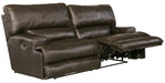 Catnapper - Wembley 2 Piece Power Reclining Sofa Set with Power Headrest & Power Lumbar in Steel - 764581-764589-STEEL-MTO - GreatFurnitureDeal