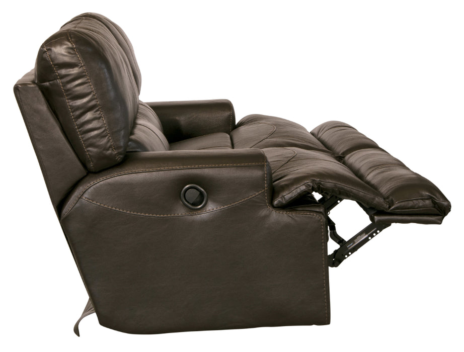 Catnapper - Wembley 3 Piece Power Reclining Living Room Set with Power Headrest & Power Lumbar in Steel - 764581-764589-764580-7-STEEL-MTO