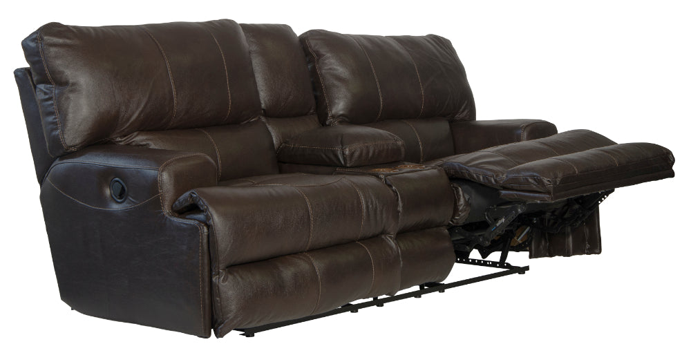 Catnapper - Wembley 3 Piece Power Lay Flat Reclining Living Room Set in Chocolate - 64581-CHO-P-3SET