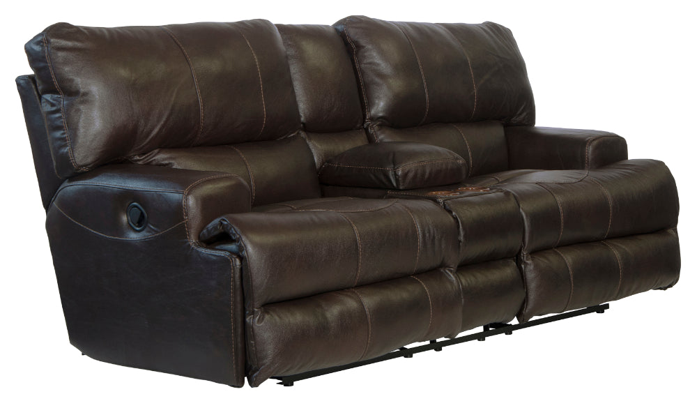 Catnapper - Wembley 3 Piece Lay Flat Reclining Living Room Set in Chocolate - 4581-CHO-3SET