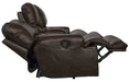 Catnapper - Wembley Lay Flat Recliner in Chocolate - 45807-CHO - GreatFurnitureDeal