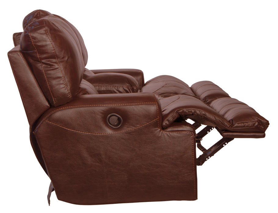 Catnapper - Wembley 2 Piece Power Reclining Sofa Set with Power Headrest & Power Lumbar in Walnut - 764581-764589-WALNUT-MTO