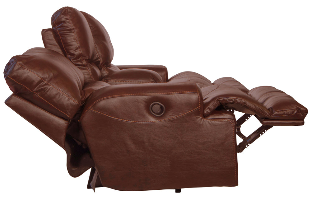 Catnapper - Wembley 2 Piece Lay Flat Reclining Sofa Set in Walnut - 4581-WAL-2SET - GreatFurnitureDeal