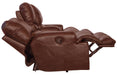 Catnapper - Wembley 2 Piece Lay Flat Reclining Sofa Set in Walnut - 4581-WAL-2SET - GreatFurnitureDeal
