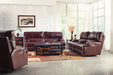 Catnapper - Wembley 2 Piece Lay Flat Reclining Sofa Set in Walnut - 4581-WAL-2SET - GreatFurnitureDeal