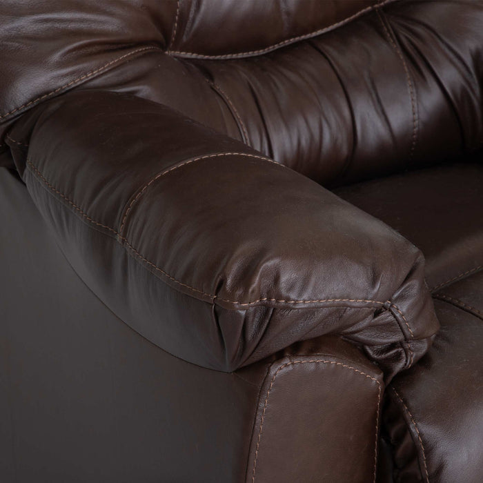 Franklin Furniture - Trilogy Rocker Recliner in Federica Brown Leather - 4595-Brown - GreatFurnitureDeal