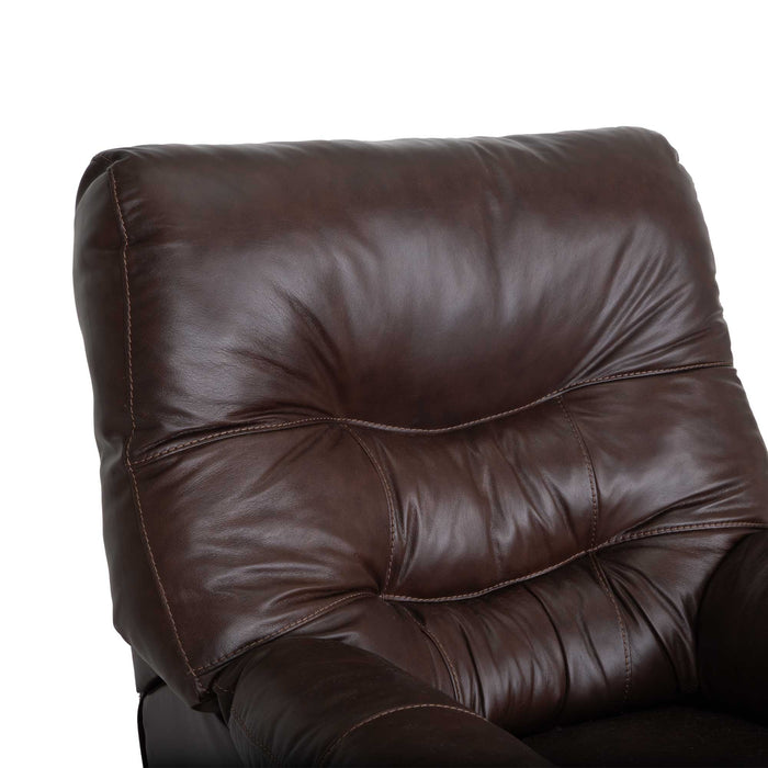 Franklin Furniture - Trilogy Rocker Recliner in Federica Brown Leather - 4595-Brown - GreatFurnitureDeal