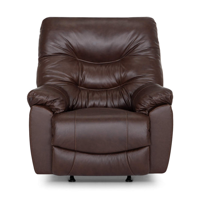 Franklin Furniture - Trilogy Rocker Recliner in Federica Brown Leather - 4595-Brown - GreatFurnitureDeal