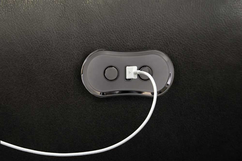 Catnapper - Bosa 3 Piece Power Reclining Living Room Set in Charcoal - 64591-592-590-CHARCOAL - GreatFurnitureDeal