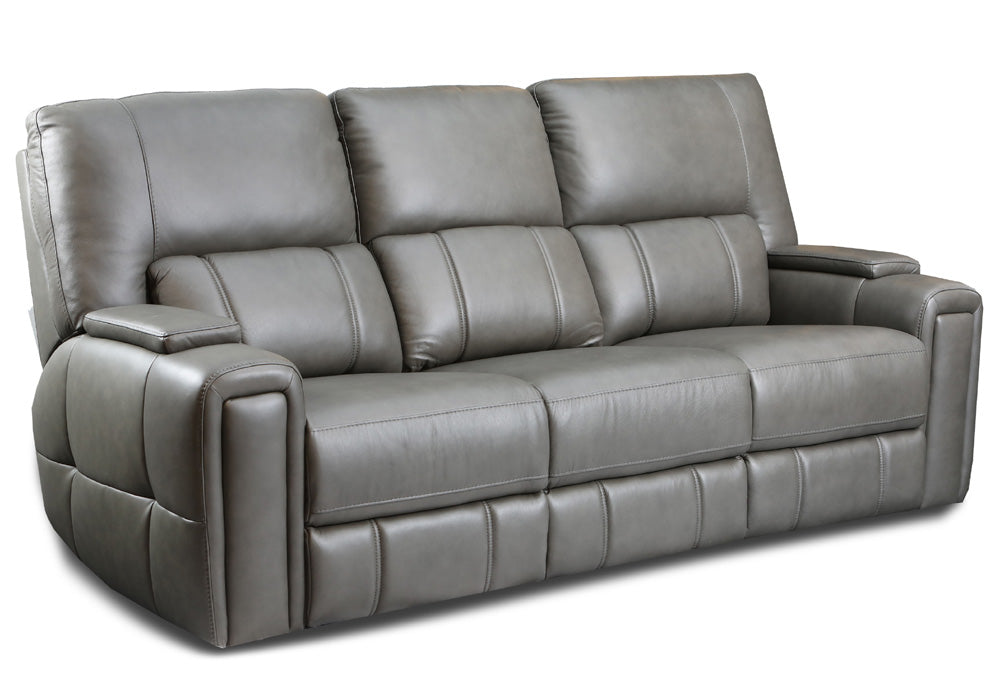 Southern Motion REVIVE - 463 Hudson Triple Power Sofa with Power Drop Down Table in Oasis Coal - 463-65P - GreatFurnitureDeal