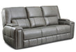 Southern Motion REVIVE - 463 Hudson Triple Power Sofa with Power Drop Down Table in Oasis Coal - 463-65P - GreatFurnitureDeal