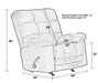 Catnapper - Cloud 12 Chaise Rocker Recliner in Sage - 6541-2-SAGE - GreatFurnitureDeal