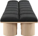 Meridian Furniture - Pavilion Black Boucle Fabric Upholstered 14pc. Bench - 465Black-14D - GreatFurnitureDeal