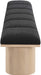 Meridian Furniture - Pavilion Black Boucle Fabric Upholstered 6pc. Bench - 465Black-6B - GreatFurnitureDeal